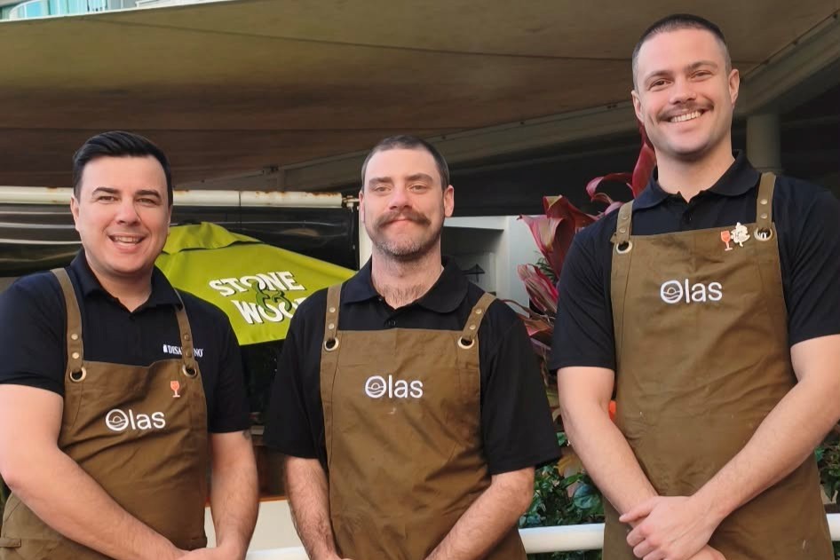 Thomas Ring, Jack Quinn And Angelo Puelma Open Olas Beach House At Alexandra Headland